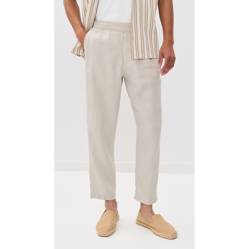 Wax London Linen Kurt Trousers