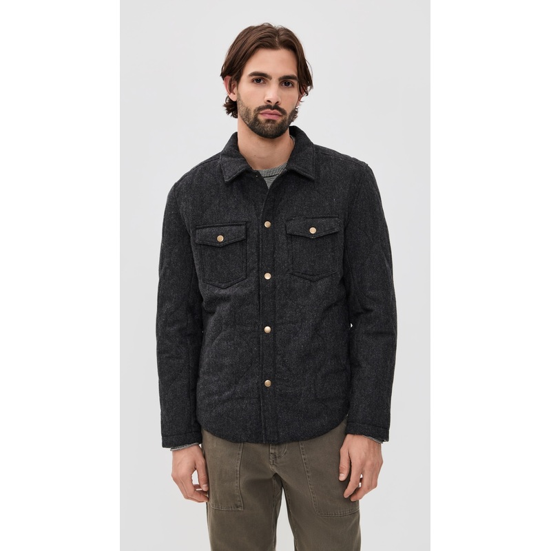 Billy Reid Onion Quilted Theo Shirt Jacket