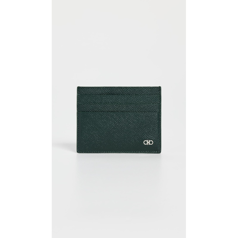 FERRAGAMO New Gemini Micro Gancio Card Case
