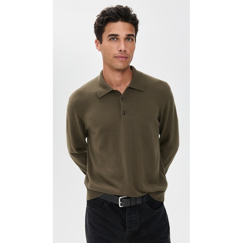 Nili Lotan Jovan Cashmere Polo Sweater