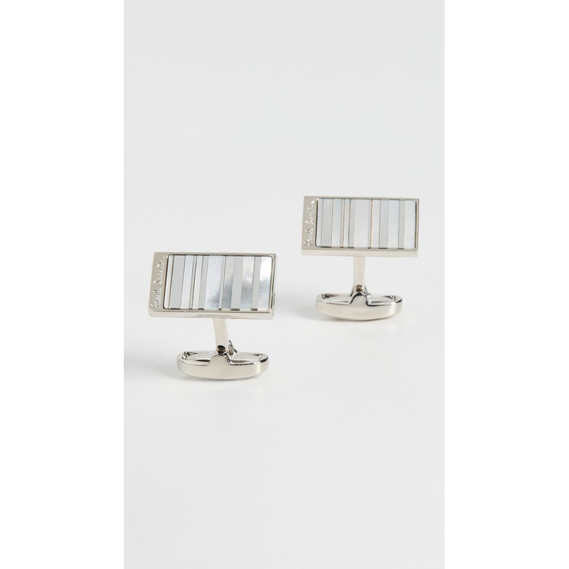Paul Smith Mother Of Pearl Stripe Cufflinks