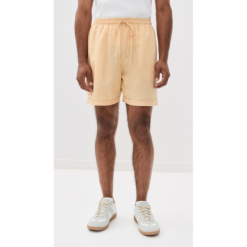 Fanm Mon Aras Embroidered Linen Shorts