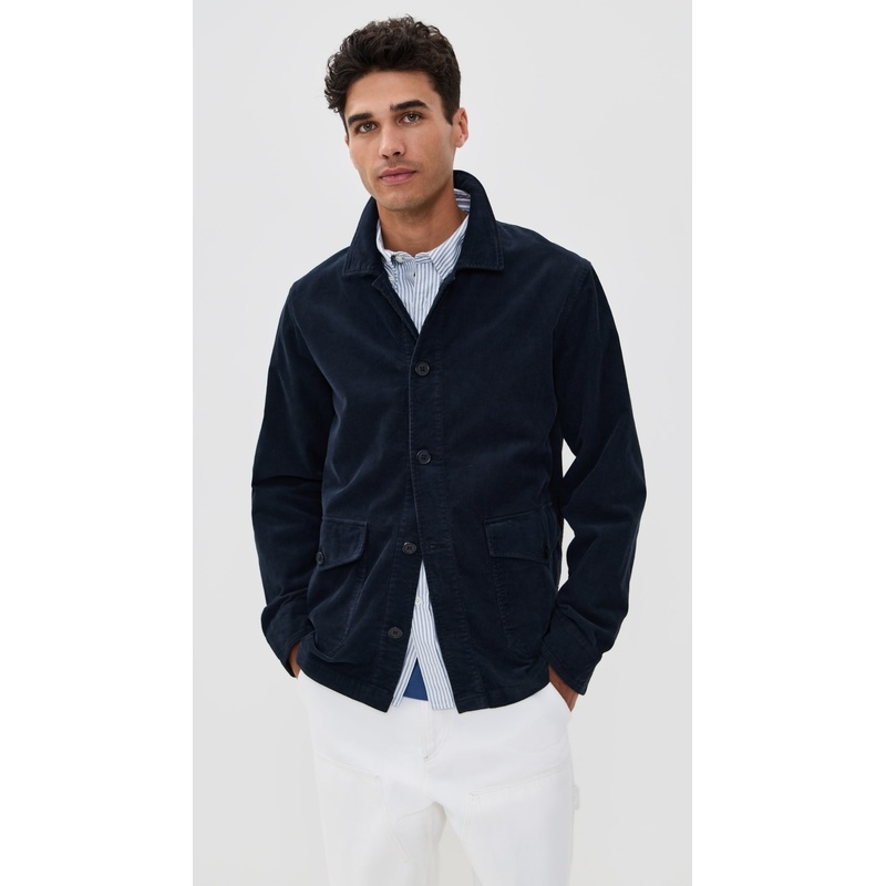 Officine Generale Ezel Garment Dye Cotton Corduroy Jacket