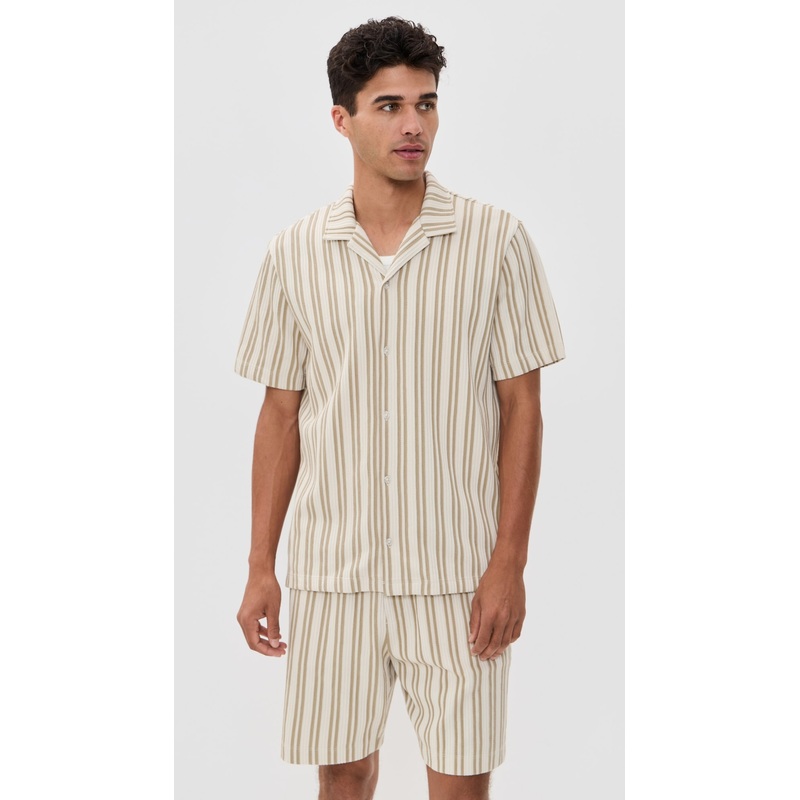 Vince Jacquard Stripe Button Down
