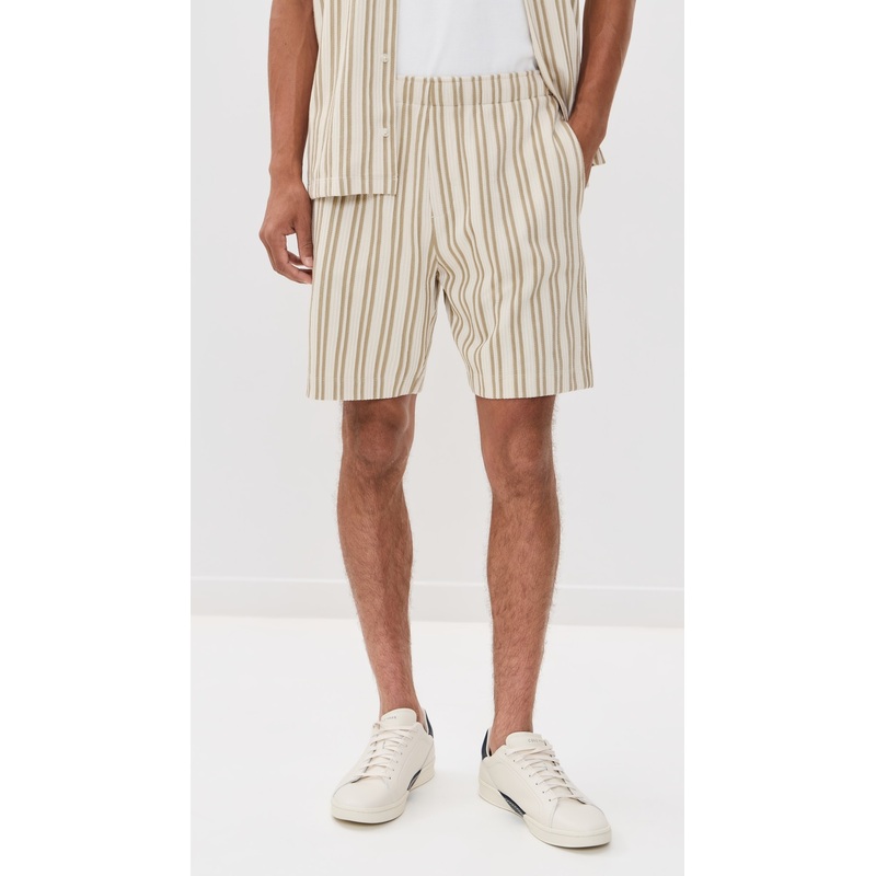 Vince Jacquard Stripe Shorts 7.5″