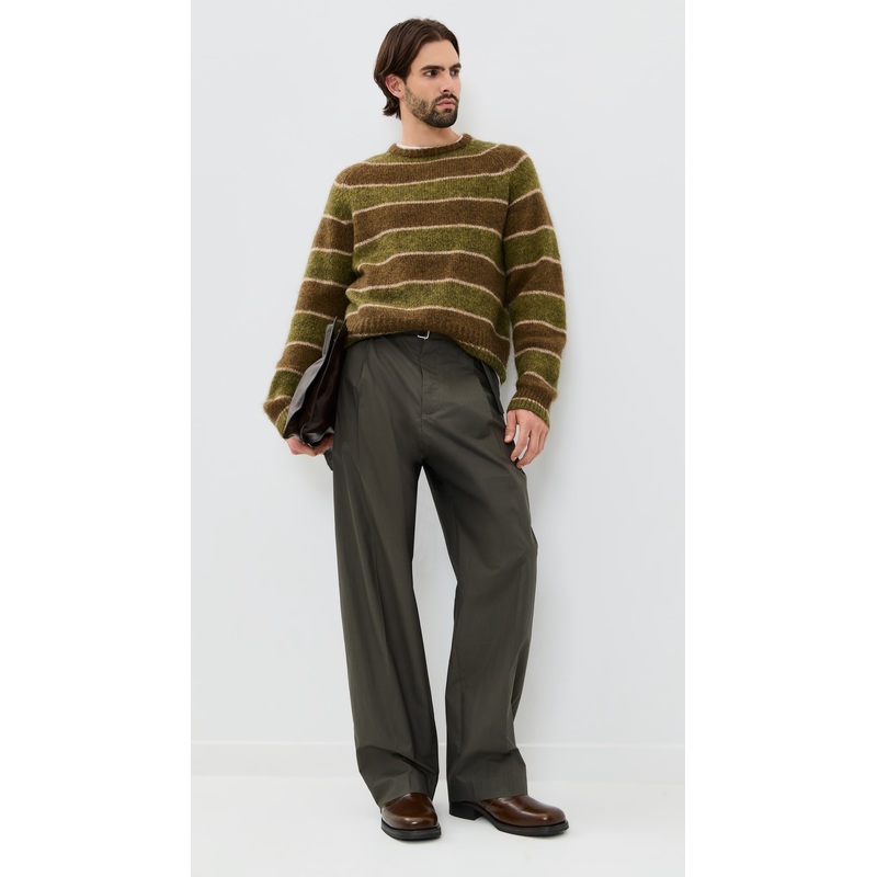 Acne Studios Pasoro Cinz Washed Poplin Trousers