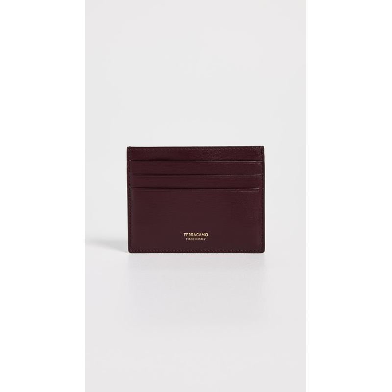 FERRAGAMO Florence Classic Leather Card Case