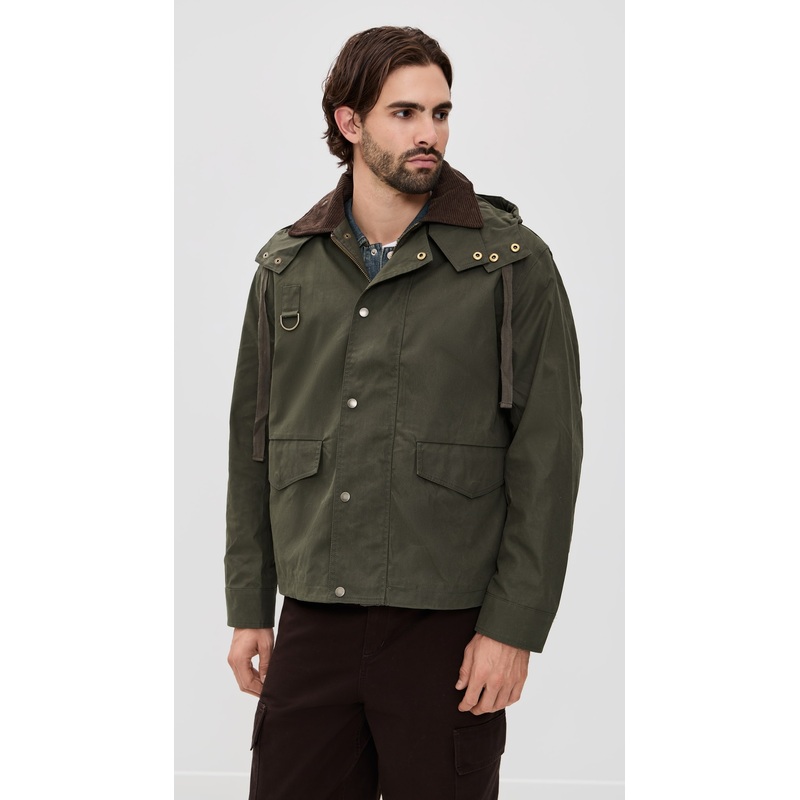 Alex Mill Aberg Utility Jacket In Waxed Cotton