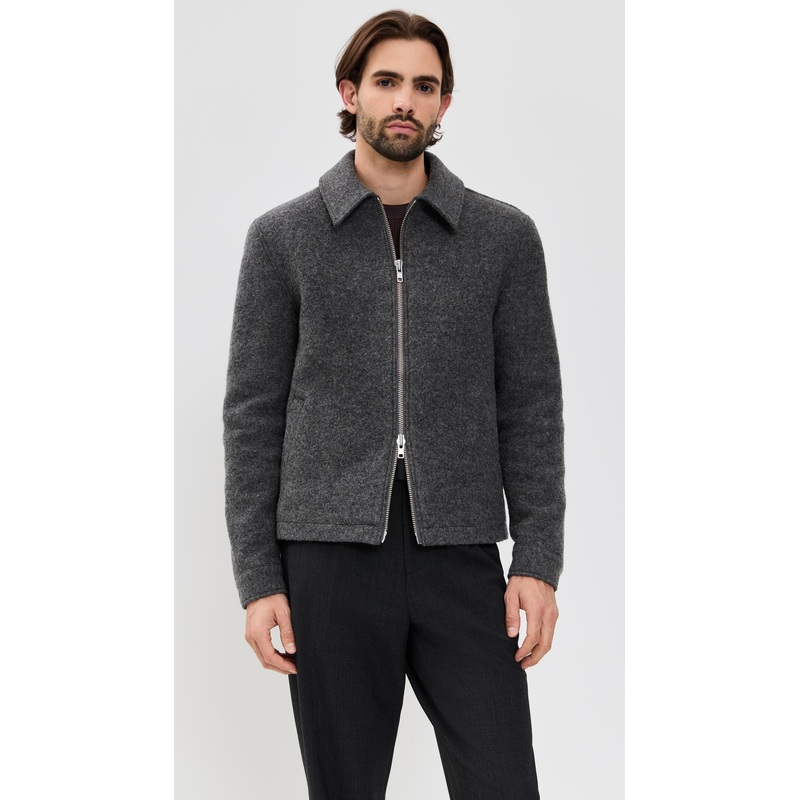 Wax London Wool Eldon Zip Jacket