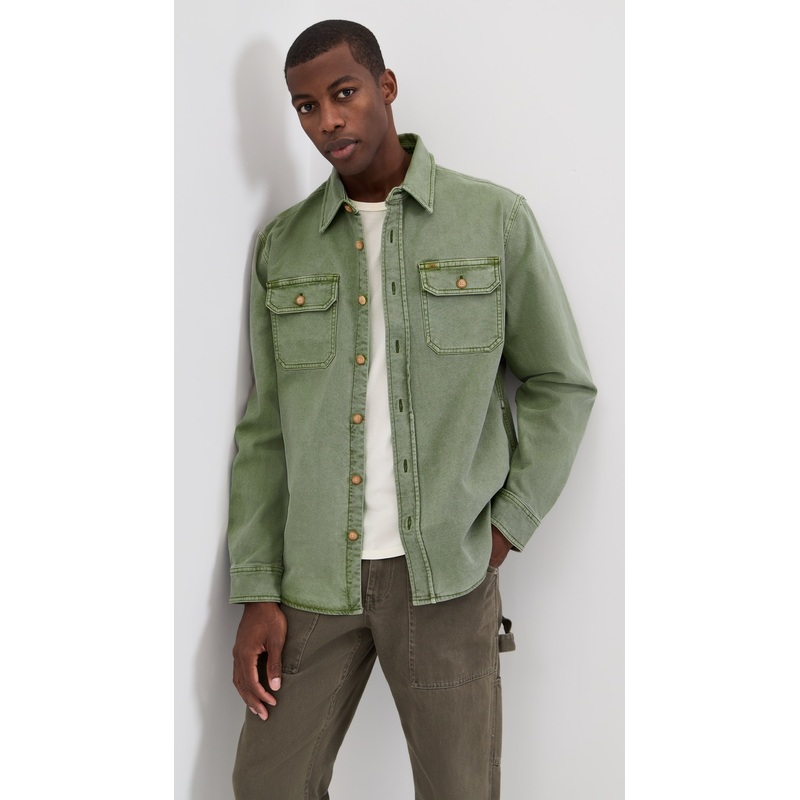 Faherty Sunwashed CPO Shirt Jacket