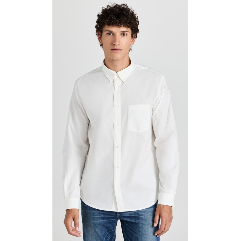 A.P.C. Edouard Poplin Button Down Shirt