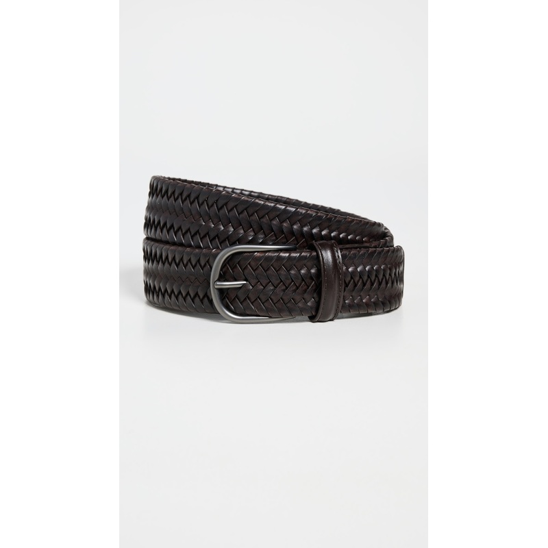 Anderson’s Leather Woven Belt
