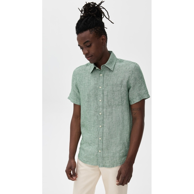 Taylor Stitch The Short Sleeve California in Hemp