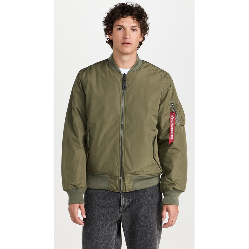 Alpha Industries Reversible Onion Quilted MA-1 Flight Jacket