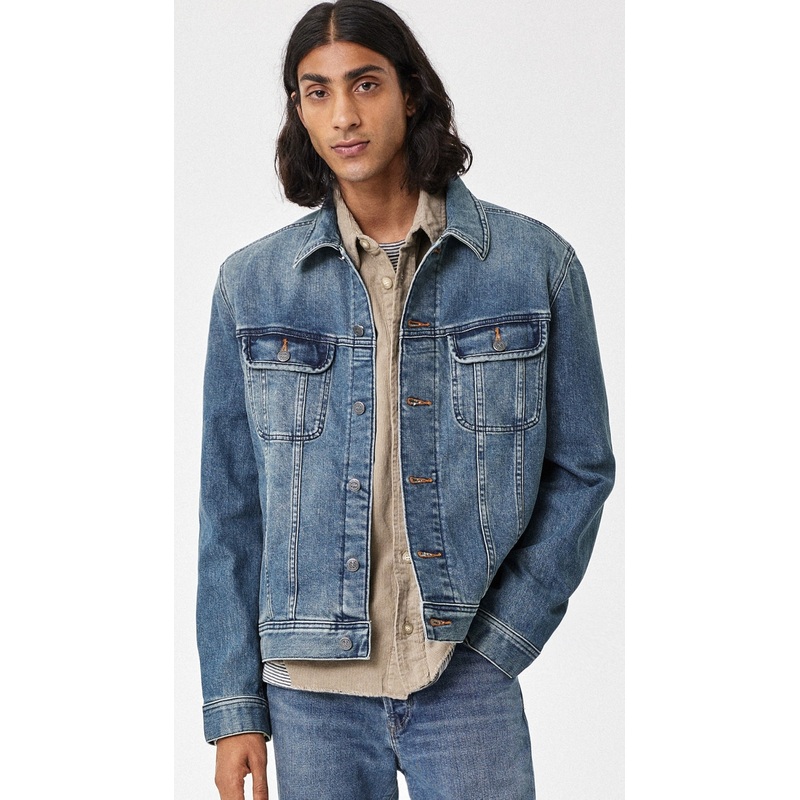 A.P.C. Washed Stretch New Denim Jacket