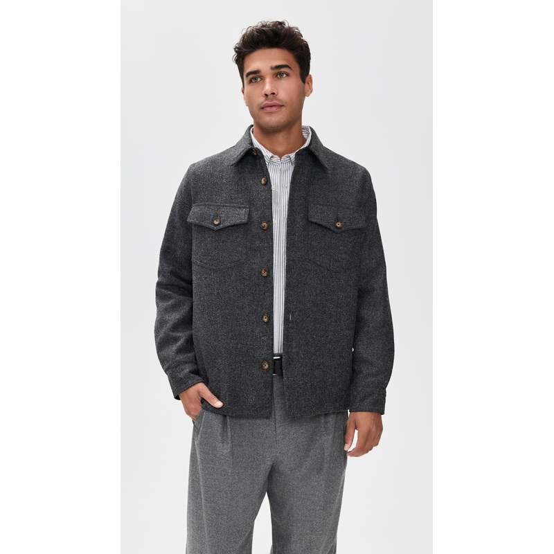 Portuguese Flannel Wool Field Shirt Jacket