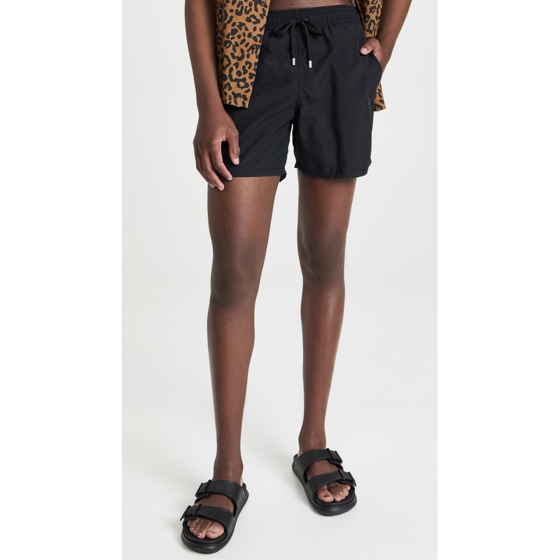 Vilebrequin Solid Moorea Swim Trunks 5″