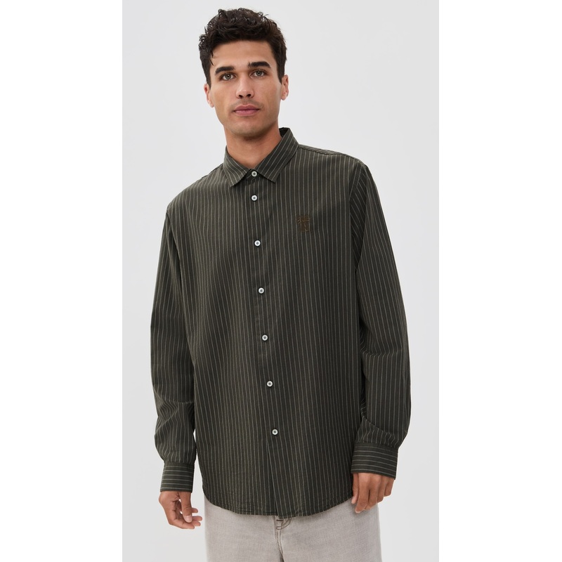 Acne Studios Sarow Poplin Stripe Shirt