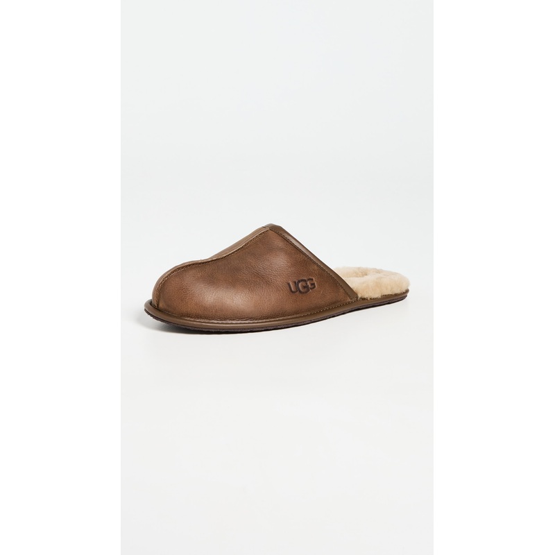 UGG Scuff Leather Slippers