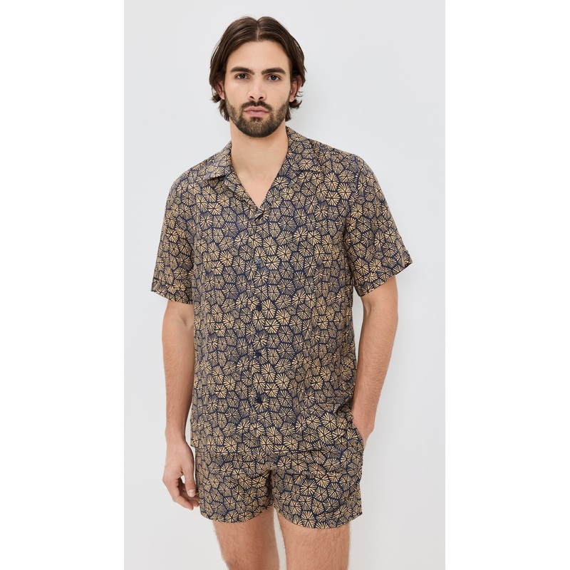 Vilebrequin Charli Linen Camp Shirt