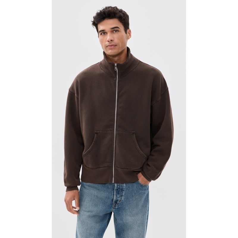 ASHER French Terry Full Zip Sweatshirt