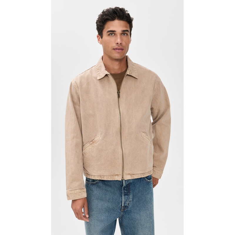 ASHER Zed Zip Cotton Twill Jacket