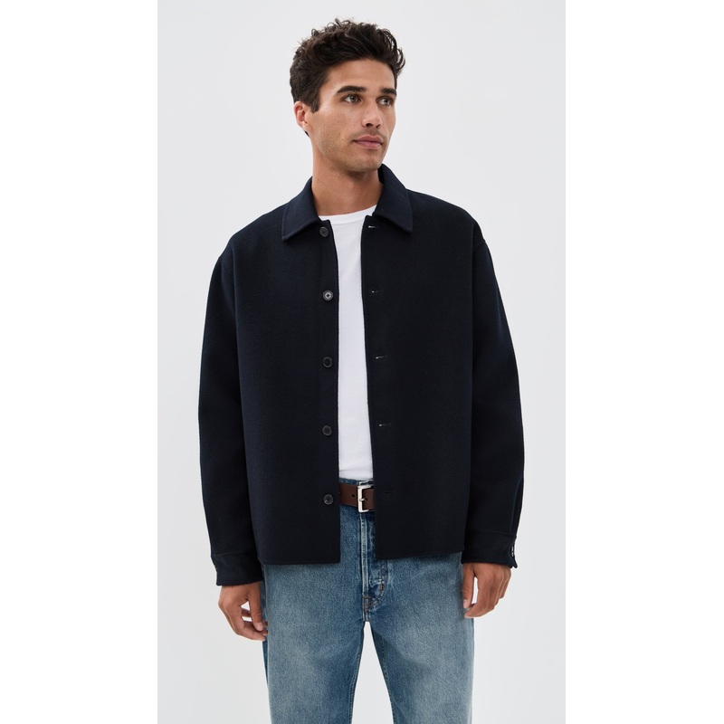 FRAME Double Face Wool Shirt Jacket