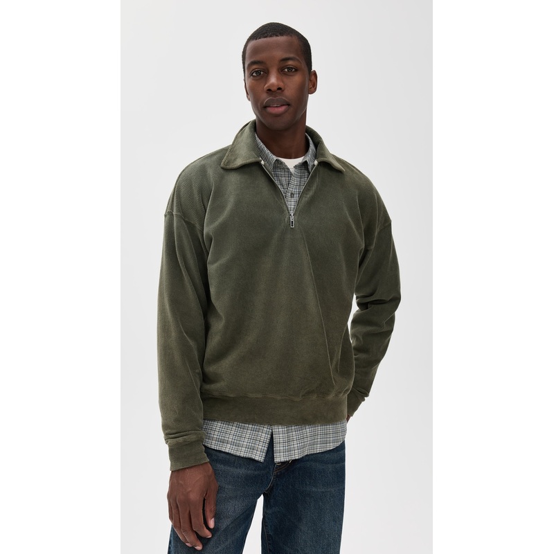 ASHER Claude Quarter Zip Sweatshirt