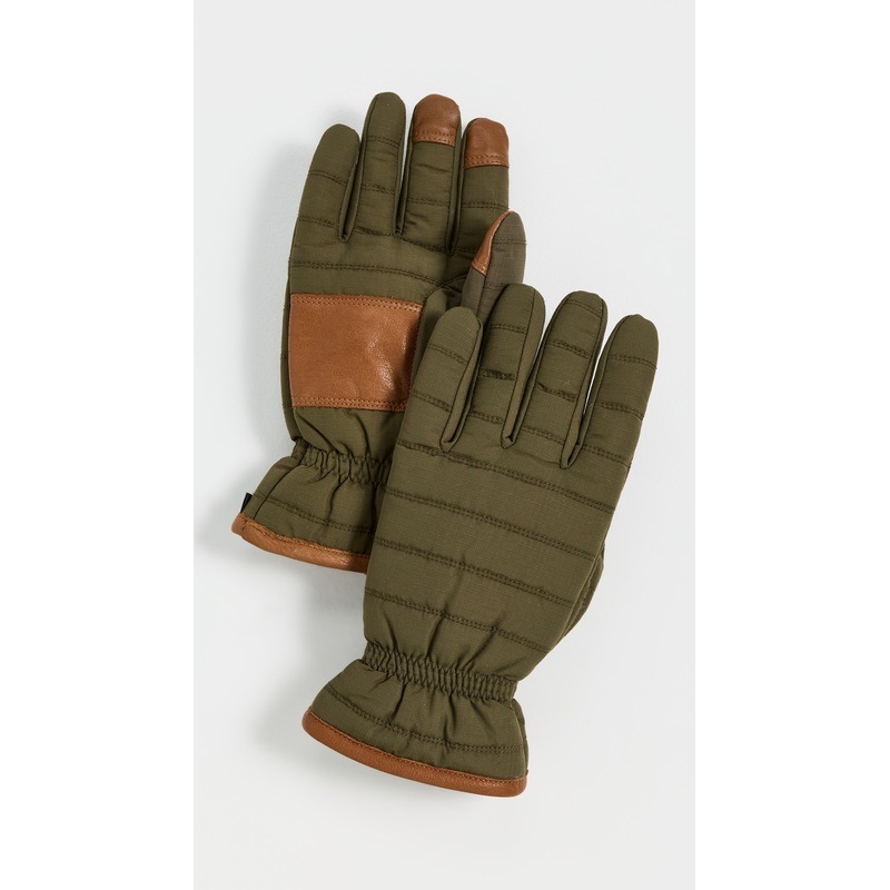 Faherty Nylon Ripstop Puffer Gloves