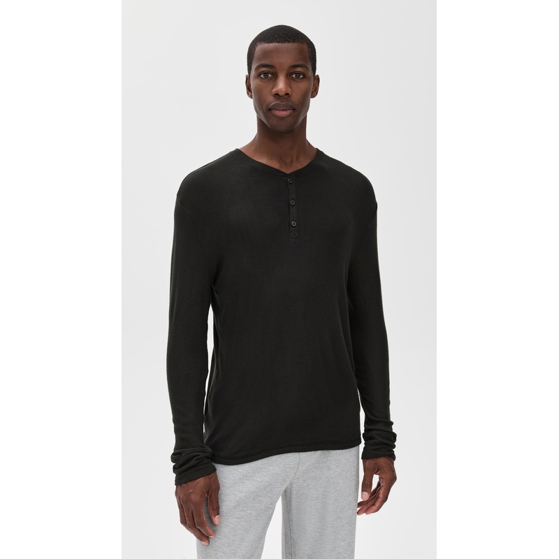Tommy John Tri-Blend Lounge Long Sleeve Henley