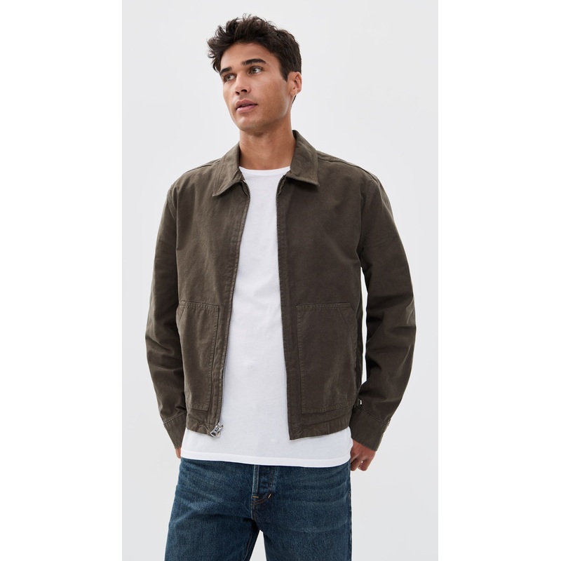 Madewell Canvas Zip-Front Service Jacket