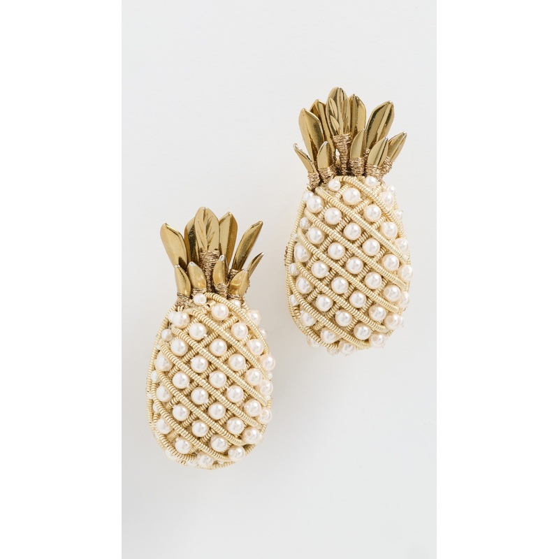 Deepa Gurnani Pineapple Earrings