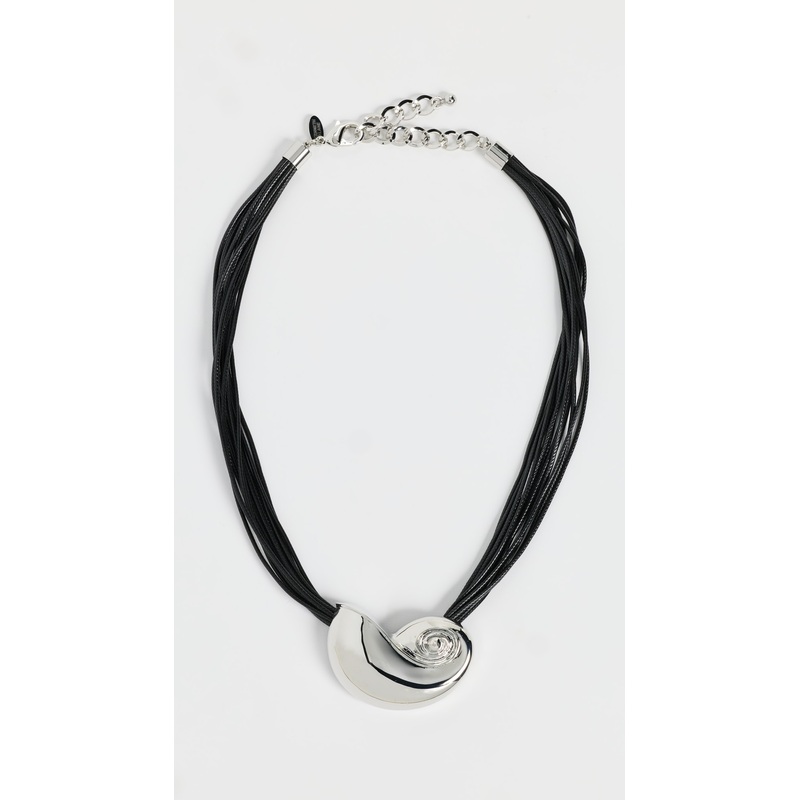 Kenneth Jay Lane Black Cord Necklace