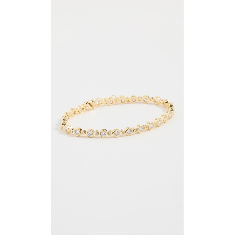 By Adina Eden CZ Bezel Multi Graduated Tennis Bracelet