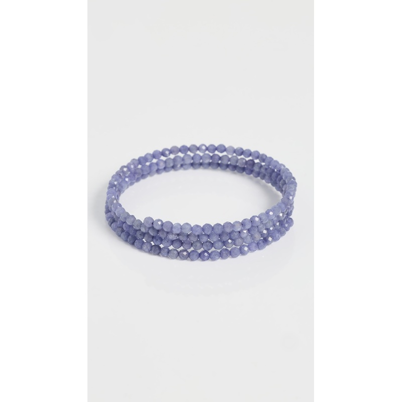 JIA JIA 14k Tanzanite Triple Stack Bracelet