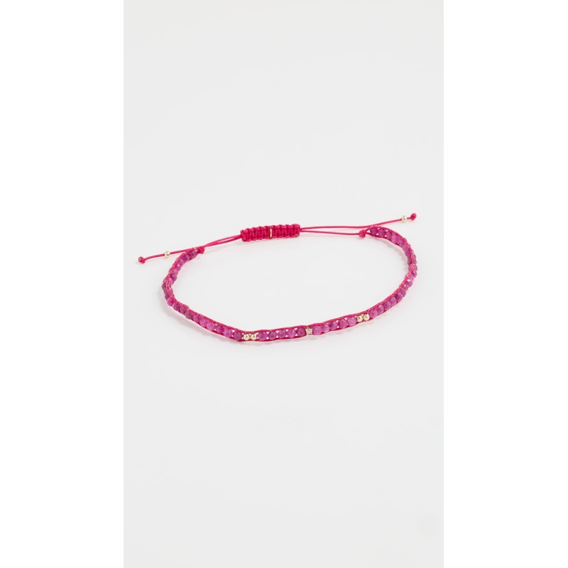JIA JIA Nami Ruby Diamond Cord Bracelet