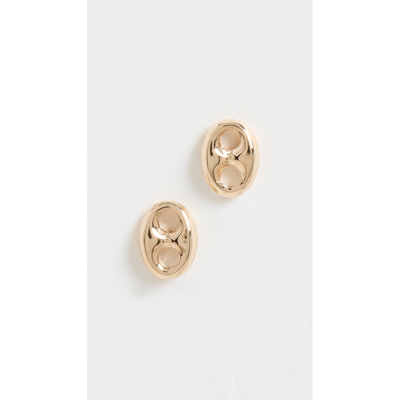 Zoe Chicco 14k Gold Small Mariner Link Stud Earrings