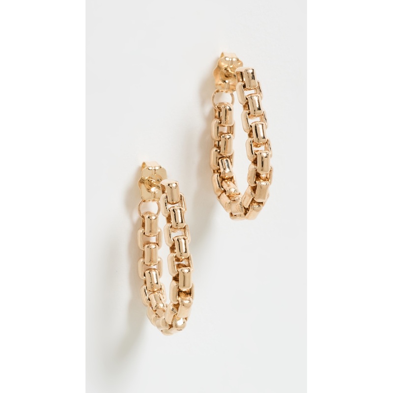 Zoe Chicco 14k Gold Soft Chain To Back Earrings