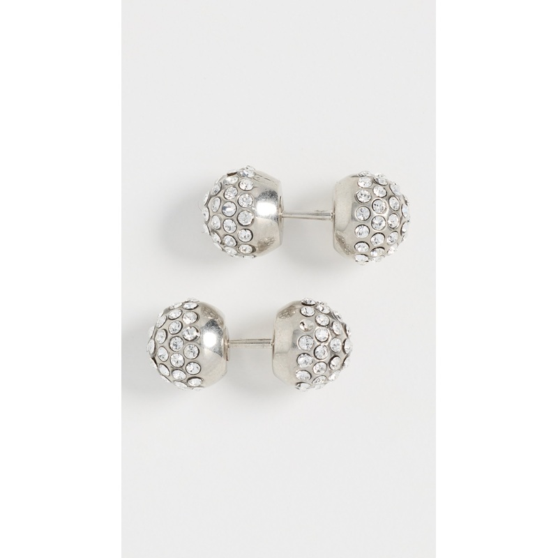 Acne Studios Crystal Sphere Earrings