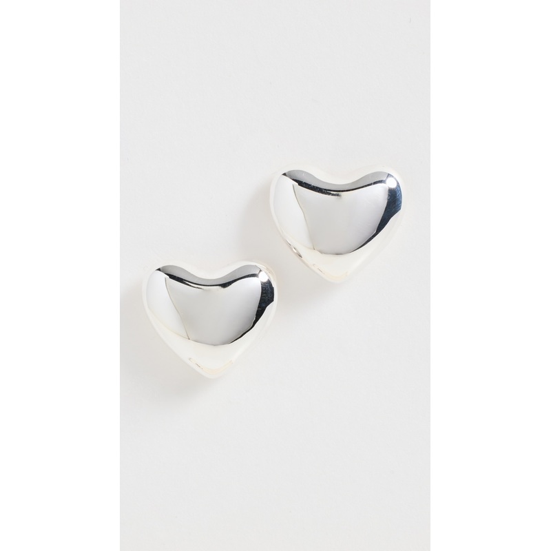 Annika Inez Small Voluptuous Heart Earrings