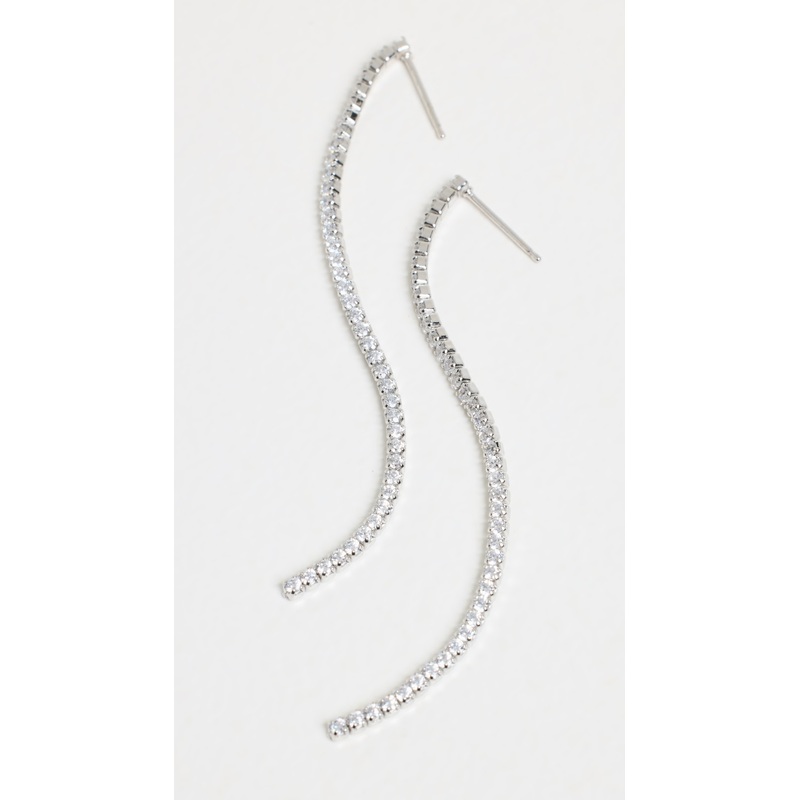 SHASHI Tennis Drop Earrings