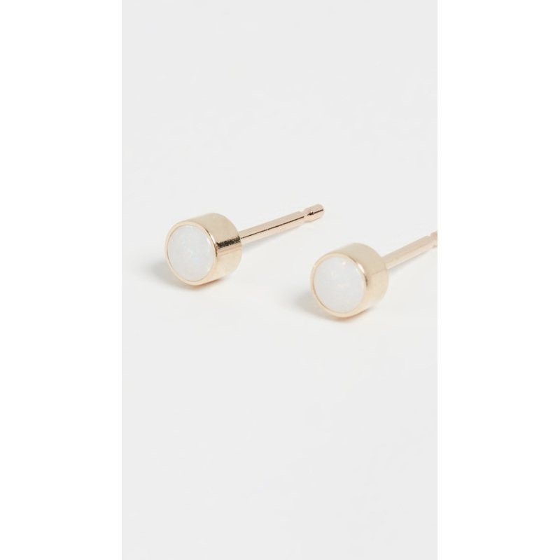 Zoe Chicco 14k Gold Opal Gemstones Stud Earrings