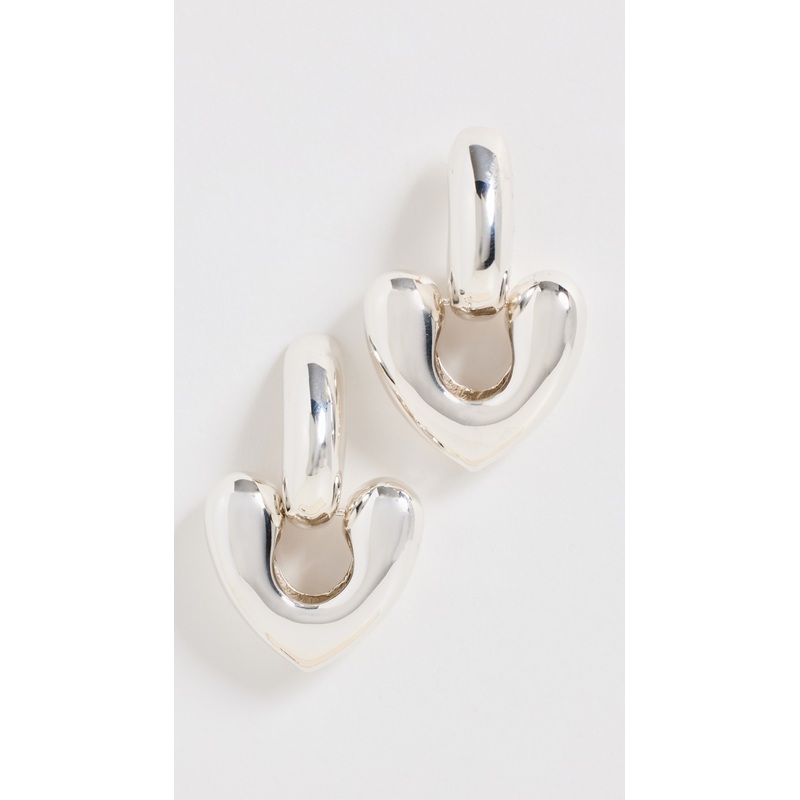 Annika Inez Large Heart Drop Earring