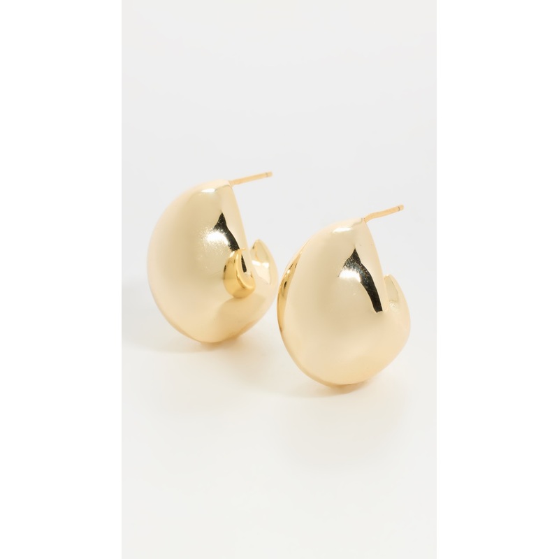 By Adina Eden Chunky Graduated Hoop Earrings