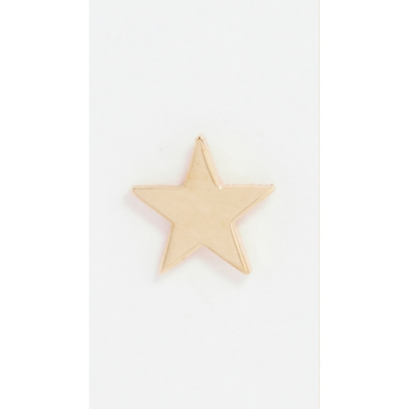 Zoe Chicco 14k Single Itty Bity Star Stud Earring