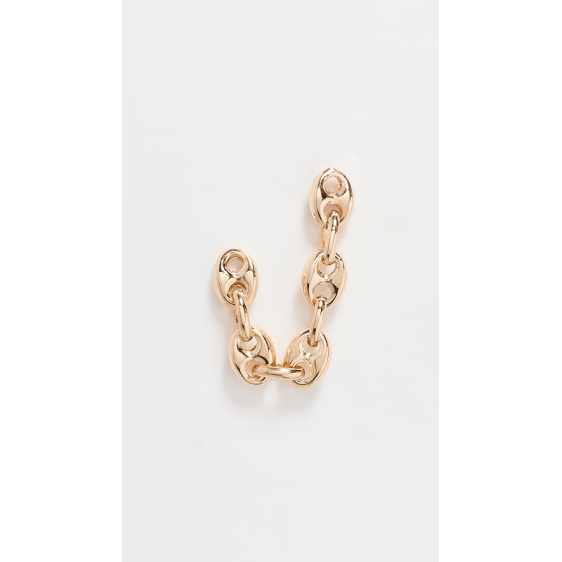 Zoe Chicco 14k Gold Linked Mariner Chain Double Stud Earring