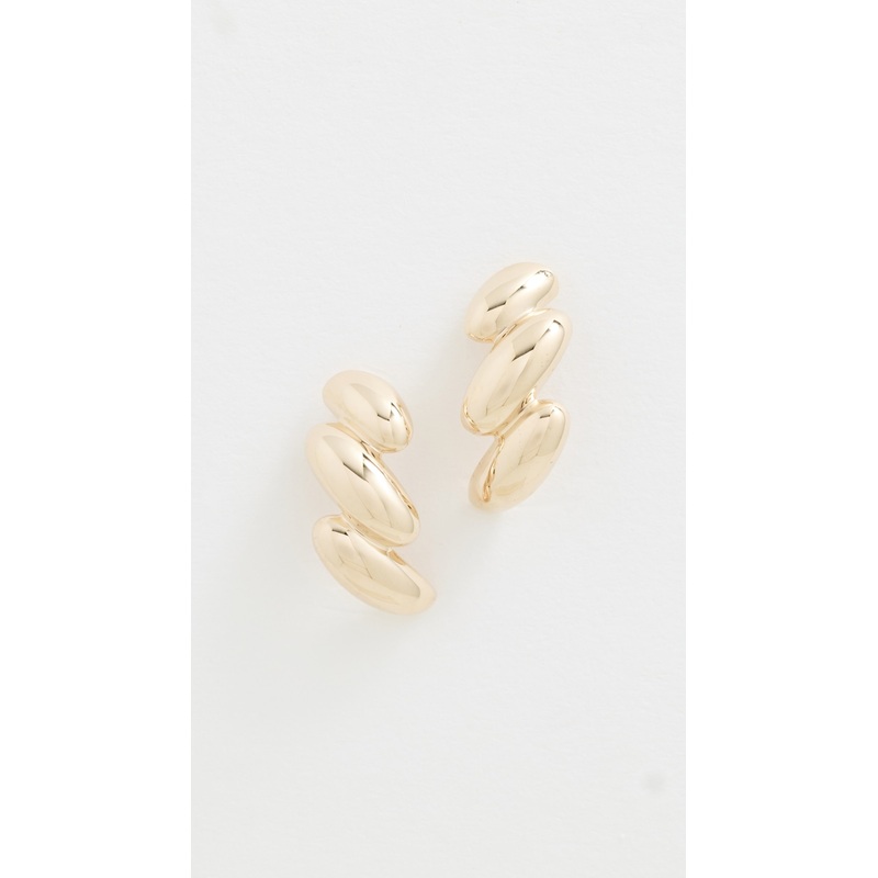 Zoe Chicco 14k Gold San Marco Solid Half Huggie Hoop Earrings