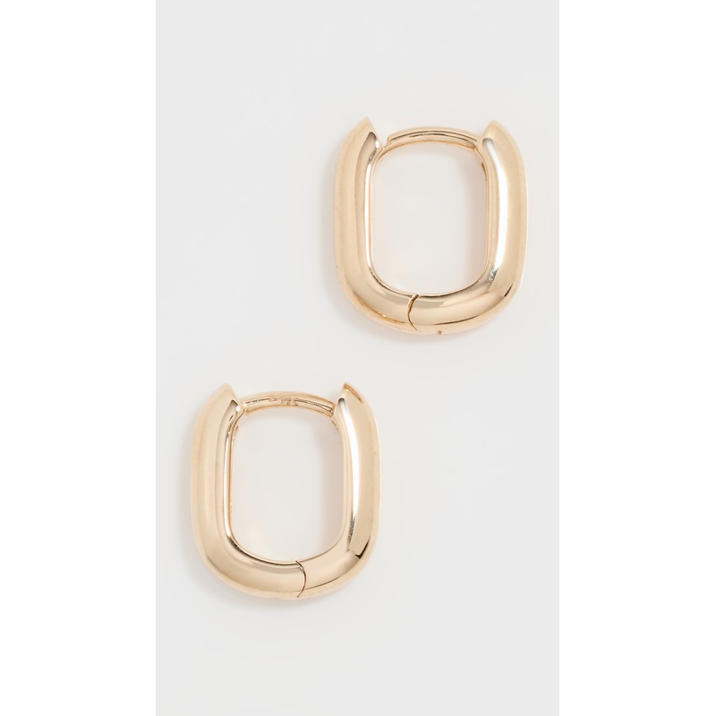 Zoe Chicco 14k Simple Gold Hinged Huggies