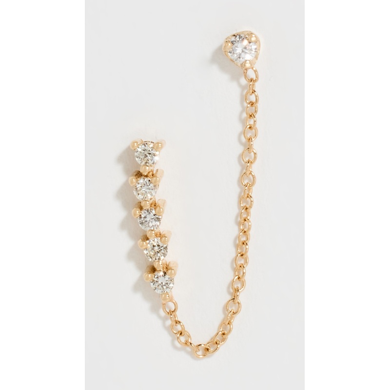 Zoe Chicco 14k Tennis Collection Double Sided Earring