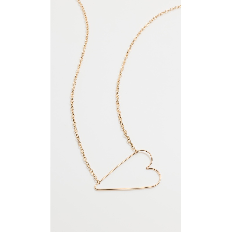 Zoe Chicco 14k Tiny Anchored Heart Necklace
